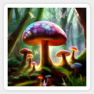 Fungi Tales (4) - Fairy Magic Mushrooms Sticker